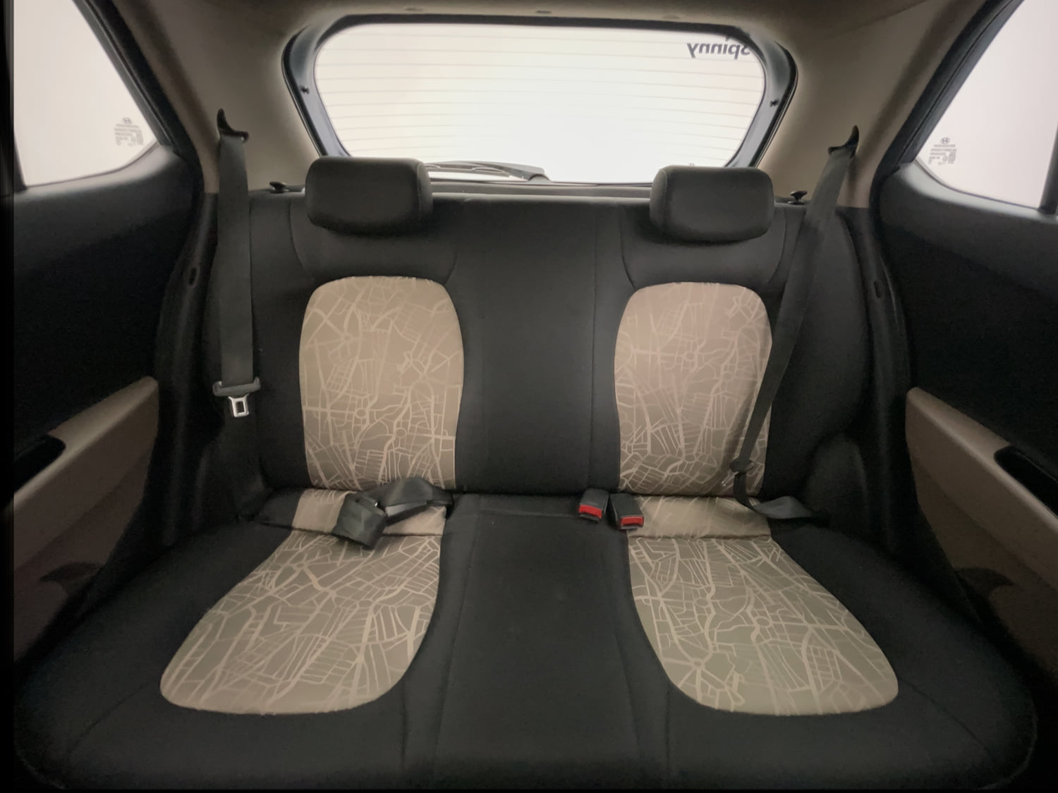 Used 2016 Hyundai Grand i10 Asta 1.2 Kappa VTVT Petrol Manual interior REAR SEAT CONDITION VIEW