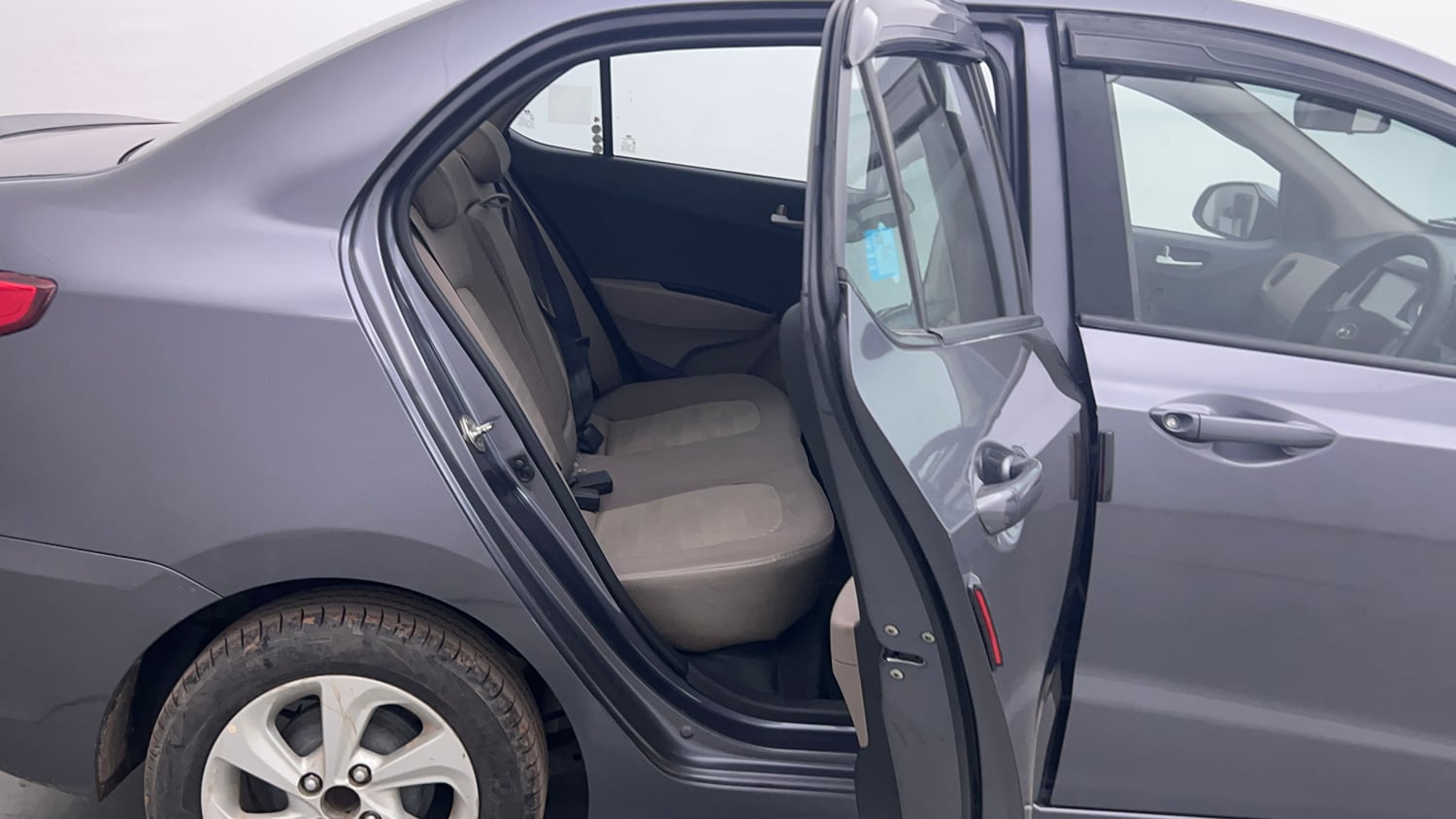 Used 2019 Hyundai Xcent SX Petrol Manual interior RIGHT SIDE REAR DOOR CABIN VIEW