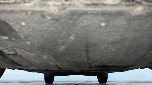 Used 2024 Toyota Glanza G Petrol Manual extra FRONT LEFT UNDERBODY VIEW