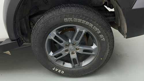 Used 2024 Mahindra Thar LX Hard Top Petrol MT 4WD Petrol Manual tyres LEFT REAR TYRE RIM VIEW