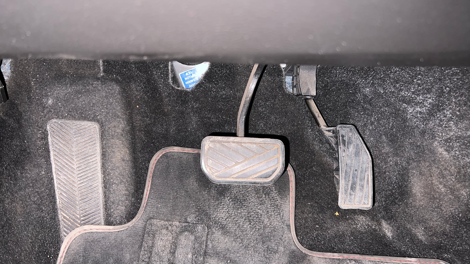 Used 2021 Toyota Glanza V CVT Petrol Automatic interior PEDALS VIEW