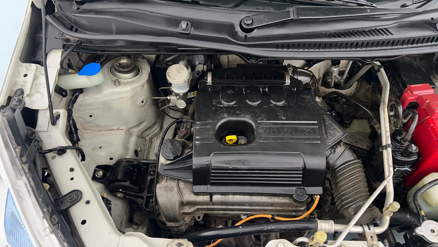 Used 2017 Maruti Suzuki Wagon R 1.0 VXI AMT Petrol Automatic engine ENGINE RIGHT SIDE VIEW