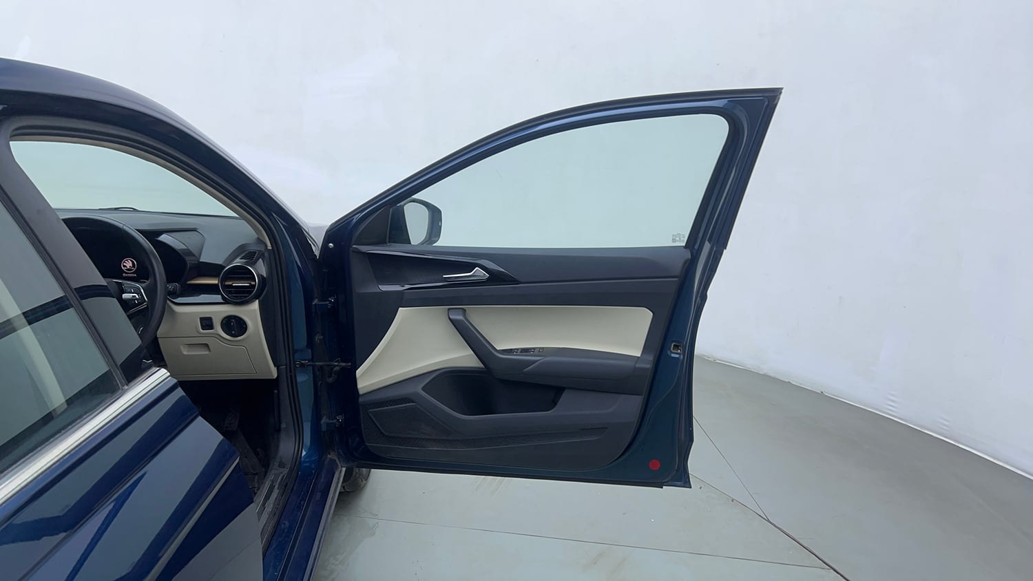 Used 2024 Skoda Slavia Style 1.5L TSI DSG Petrol Automatic interior RIGHT FRONT DOOR OPEN VIEW