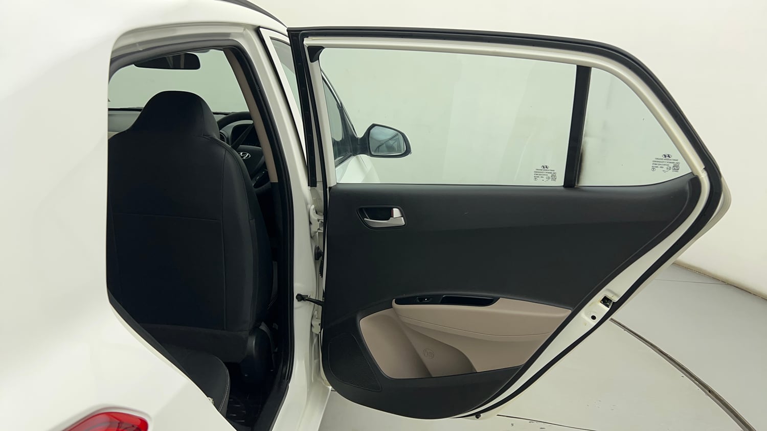 Used 2015 Hyundai Grand i10 Asta AT 1.2 Kappa VTVT Petrol Automatic interior RIGHT REAR DOOR OPEN VIEW