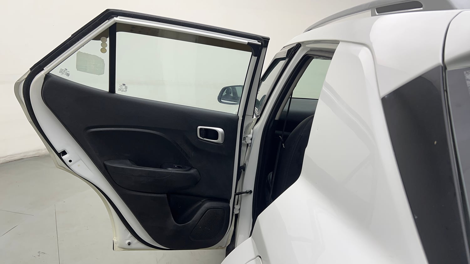 Used 2022 Hyundai Venue S 1.2 Petrol Petrol Manual interior LEFT REAR DOOR OPEN VIEW