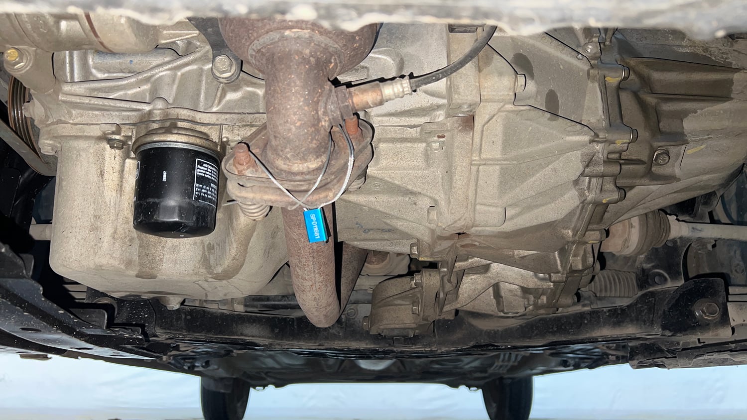 Used 2017 Maruti Suzuki Dzire VXi AMT Petrol Automatic extra FRONT LEFT UNDERBODY VIEW