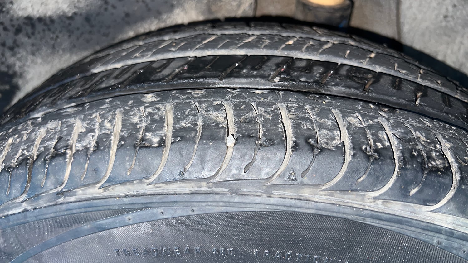 Used 2017 Hyundai Creta 1.6 E Plus Petrol Petrol Manual tyres LEFT REAR TYRE TREAD VIEW
