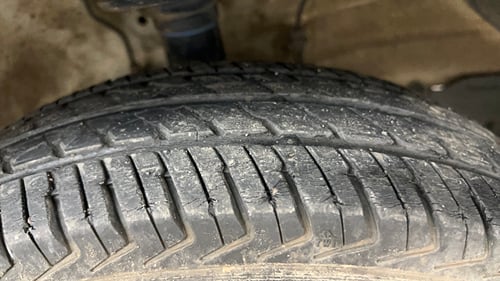 Used 2022 Maruti Suzuki Alto K10 VXi Petrol Manual tyres RIGHT FRONT TYRE TREAD VIEW