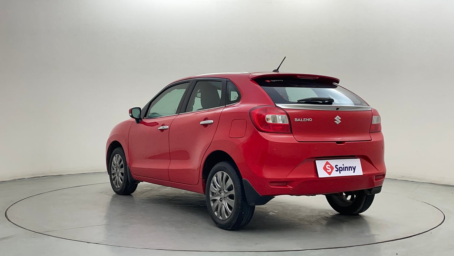 Used 2017 Maruti Suzuki Baleno Zeta 1.2 Petrol Manual exterior LEFT REAR CORNER VIEW