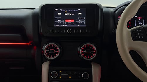 Used 2024 Mahindra Thar LX Hard Top Petrol MT 4WD Petrol Manual interior MUSIC SYSTEM & AC CONTROL VIEW