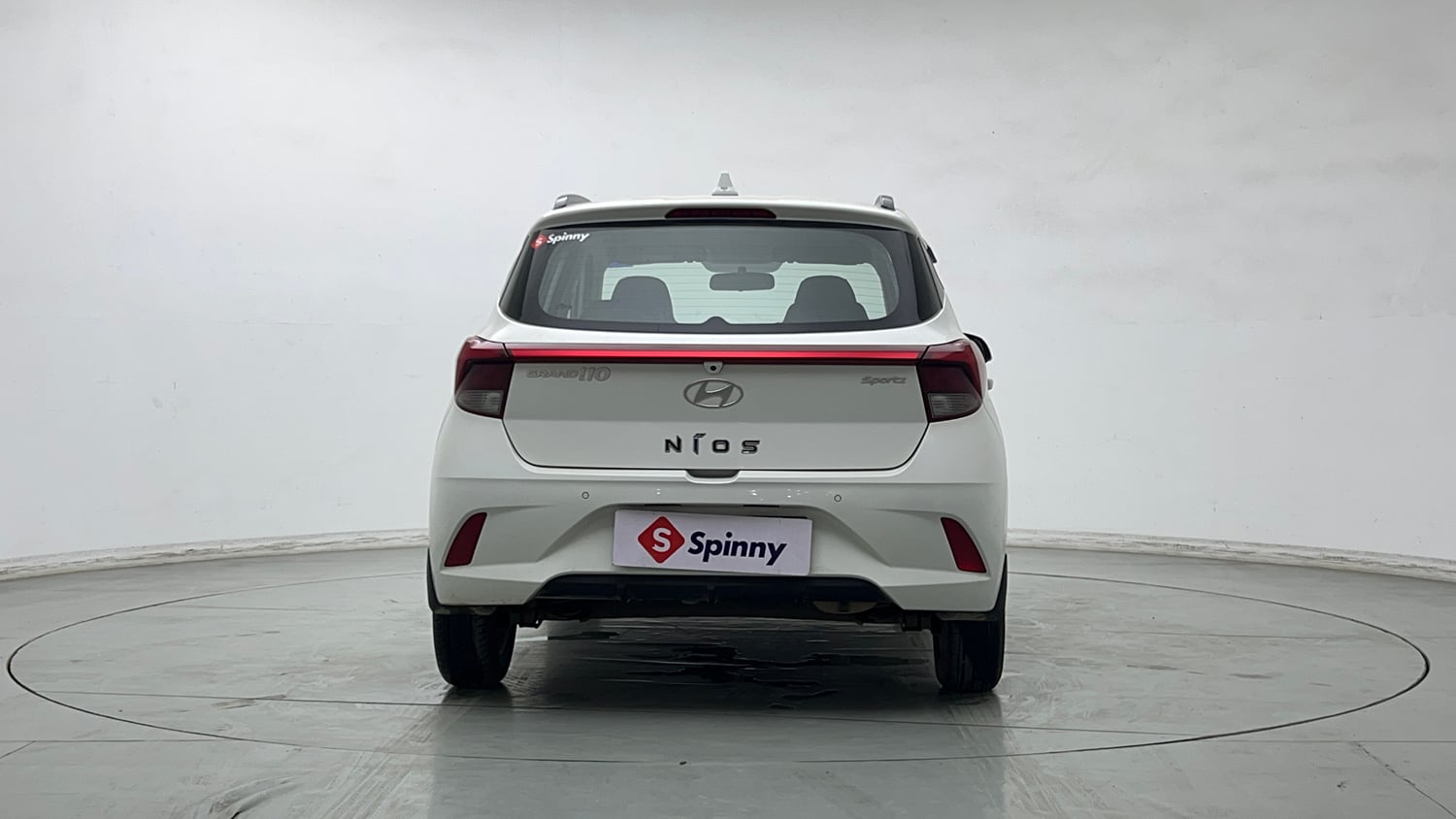 Used 2023 Hyundai Grand i10 Nios Sportz 1.2 Kappa VTVT Petrol Manual exterior BACK VIEW