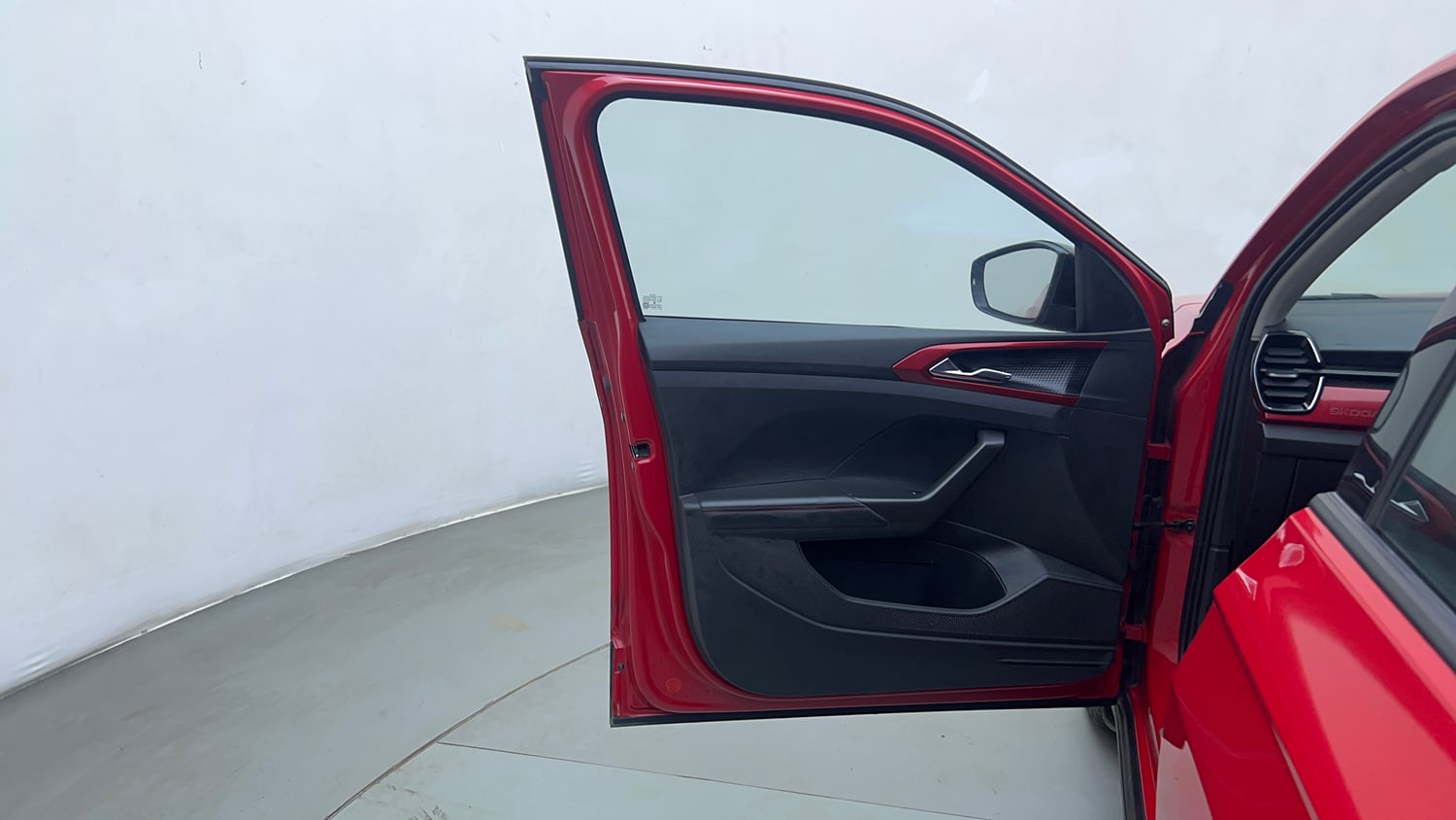 Used 2022 Skoda Kushaq Monte Carlo 1.5L TSI DSG Petrol Automatic interior LEFT FRONT DOOR OPEN VIEW