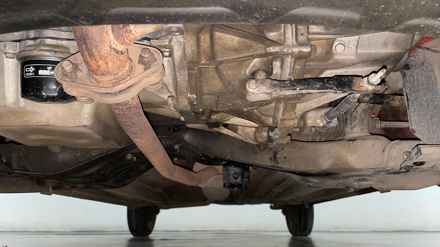 Used 2020 Maruti Suzuki Celerio VXi (O) CNG Cng Manual extra FRONT LEFT UNDERBODY VIEW