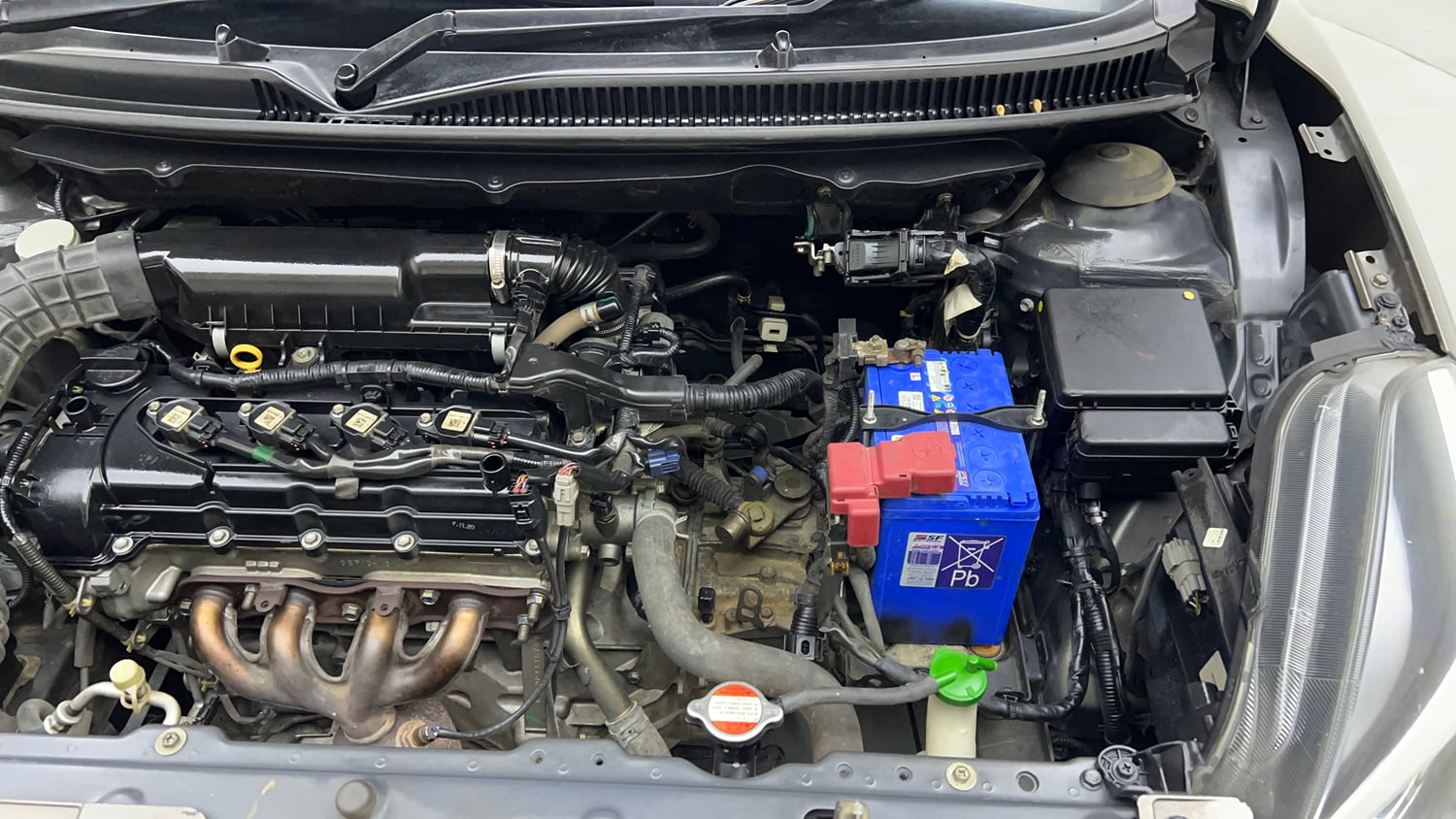 Used 2020 Maruti Suzuki Baleno Zeta Petrol Manual engine ENGINE LEFT SIDE VIEW