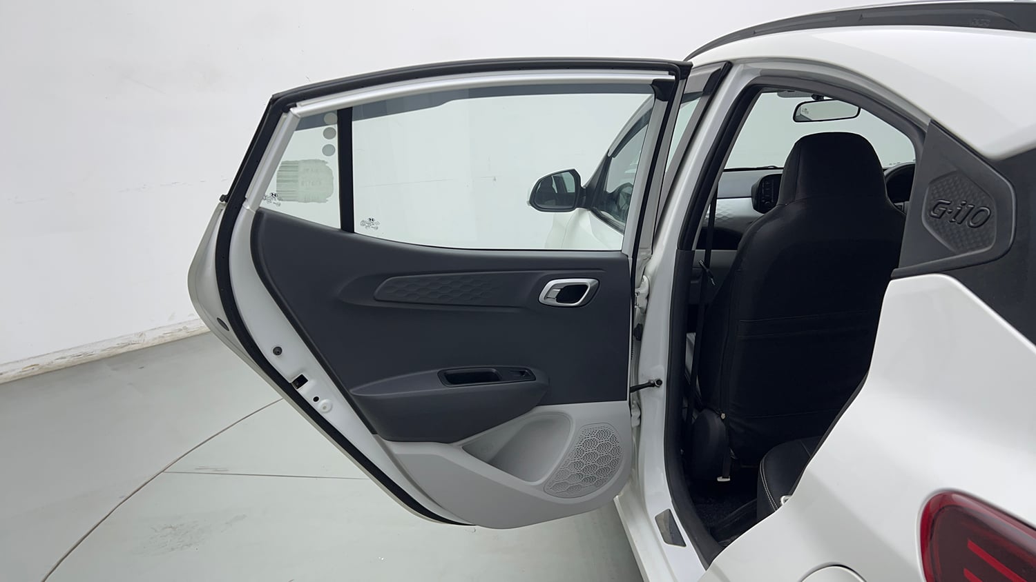 Used 2023 Hyundai Grand i10 Nios Sportz 1.2 Kappa VTVT Petrol Manual interior LEFT REAR DOOR OPEN VIEW