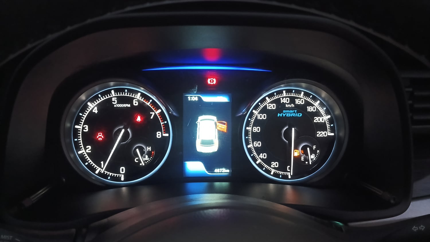 Used 2024 Maruti Suzuki XL6 Zeta MT Petrol Petrol Manual interior CLUSTERMETER VIEW