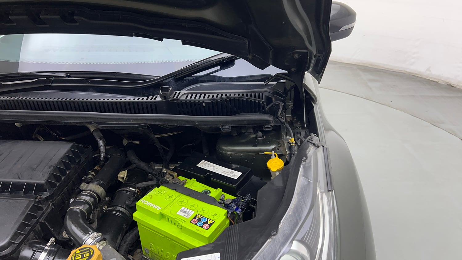 Used 2021 Tata Nexon XZA Plus Diesel Diesel Automatic engine ENGINE LEFT SIDE HINGE & APRON VIEW