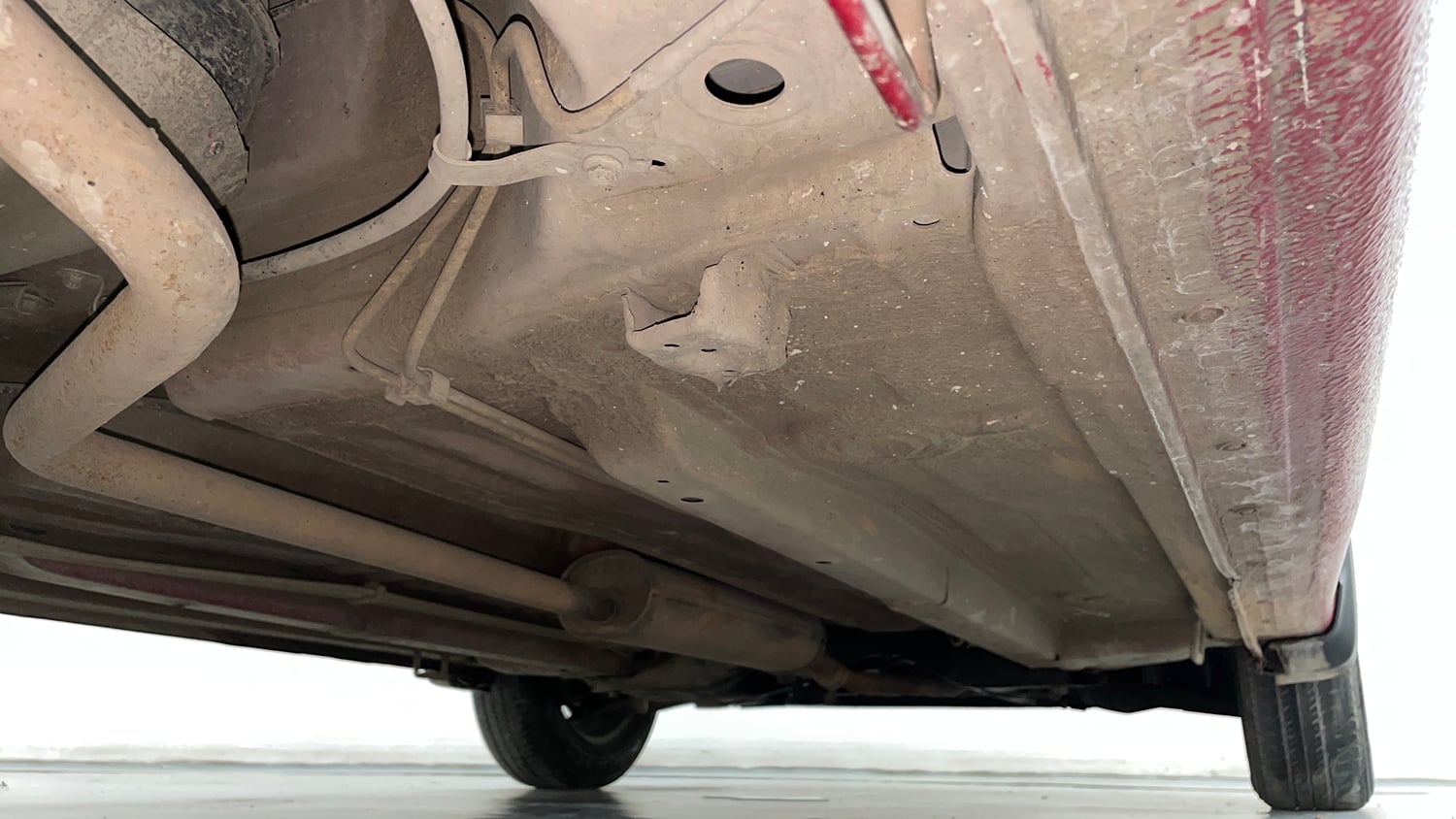 Used 2020 Maruti Suzuki Celerio VXi (O) CNG Cng Manual extra REAR RIGHT UNDERBODY VIEW