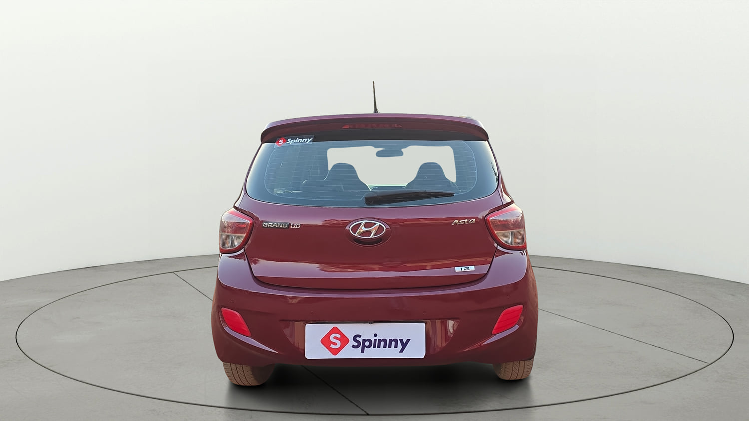 Used 2015 Hyundai Grand i10 Asta AT 1.2 Kappa VTVT Petrol Automatic exterior BACK VIEW