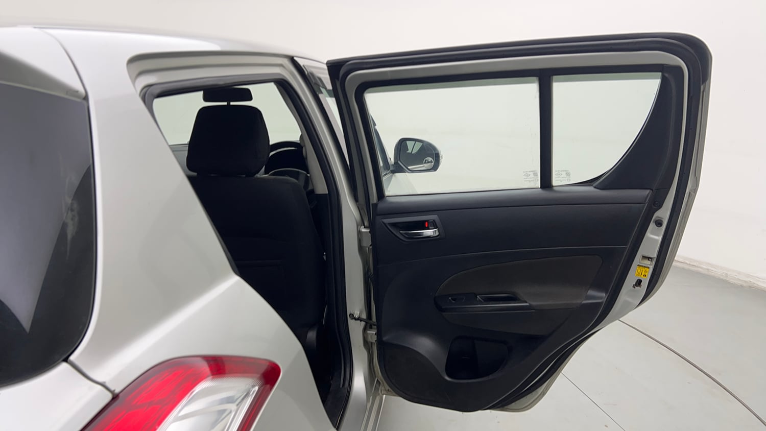 Used 2015 Maruti Suzuki Swift VXi Petrol Manual interior RIGHT REAR DOOR OPEN VIEW