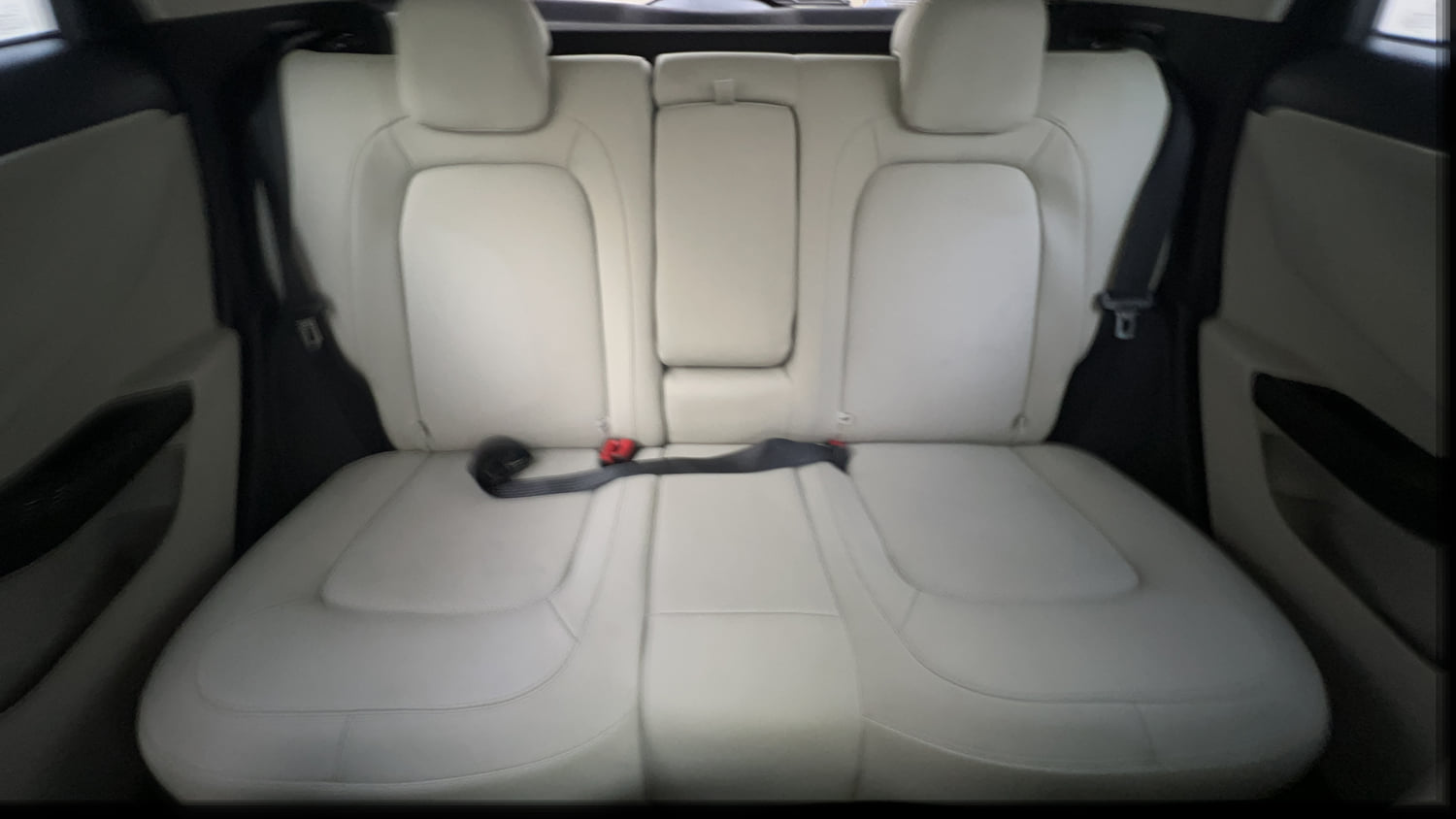 Used 2023 Tata Nexon XZ Plus LUXS Dual Tone Petrol Manual interior REAR SEAT CONDITION VIEW