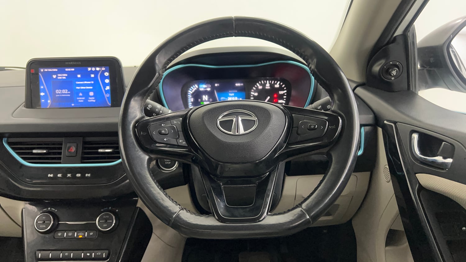 Used 2022 Tata Nexon EV XZ Plus Electric Automatic interior STEERING VIEW