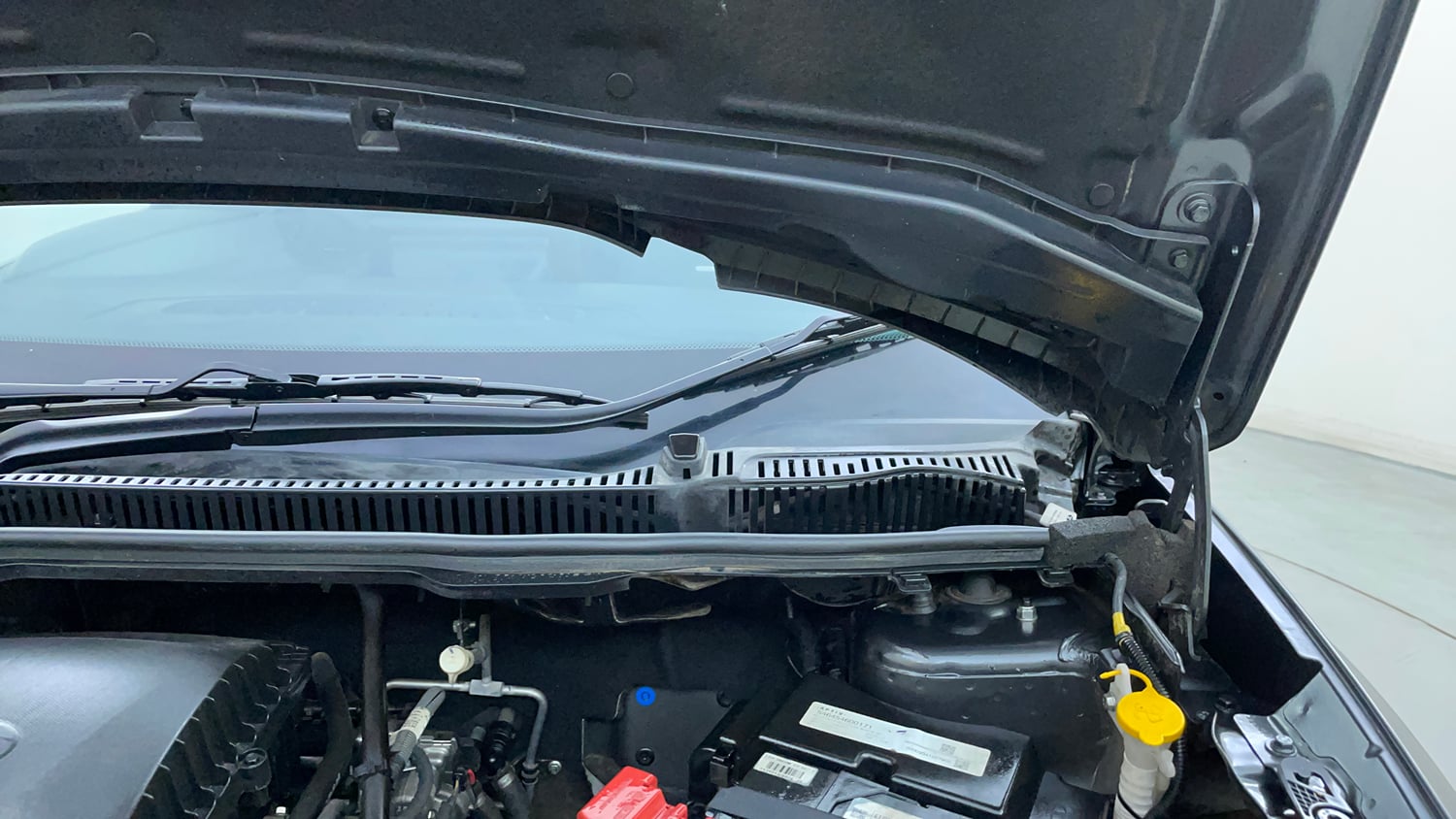 Used 2024 Tata Nexon Creative Plus 1.2 Revotron Petrol 6AMT Petrol Automatic engine ENGINE LEFT SIDE HINGE & APRON VIEW