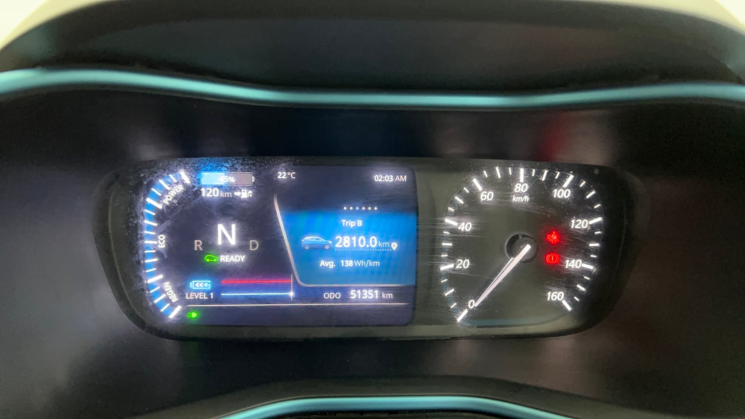 Used 2022 Tata Nexon EV XZ Plus Electric Automatic interior CLUSTERMETER VIEW