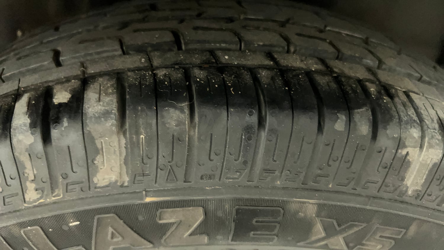 Used 2019 Honda City V CVT Petrol Petrol Automatic tyres LEFT REAR TYRE TREAD VIEW