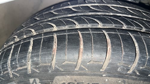 Used 2016 Hyundai Elite i20 Asta 1.2 Petrol Manual tyres LEFT FRONT TYRE TREAD VIEW