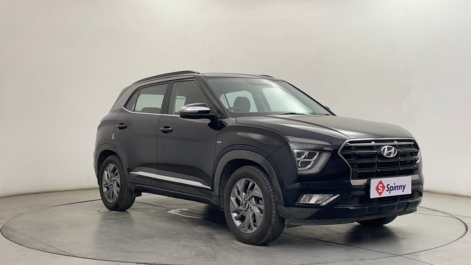 Used 2022 Hyundai Creta SX (O) 1.4 Turbo 7 DCT Petrol Automatic exterior RIGHT FRONT CORNER VIEW