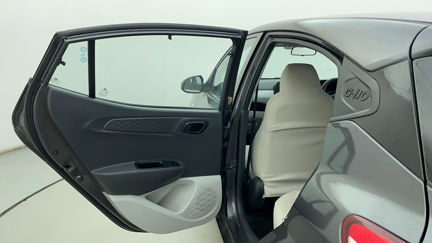 Used 2021 Hyundai Grand i10 Nios Magna 1.2 Kappa VTVT Petrol Manual interior LEFT REAR DOOR OPEN VIEW