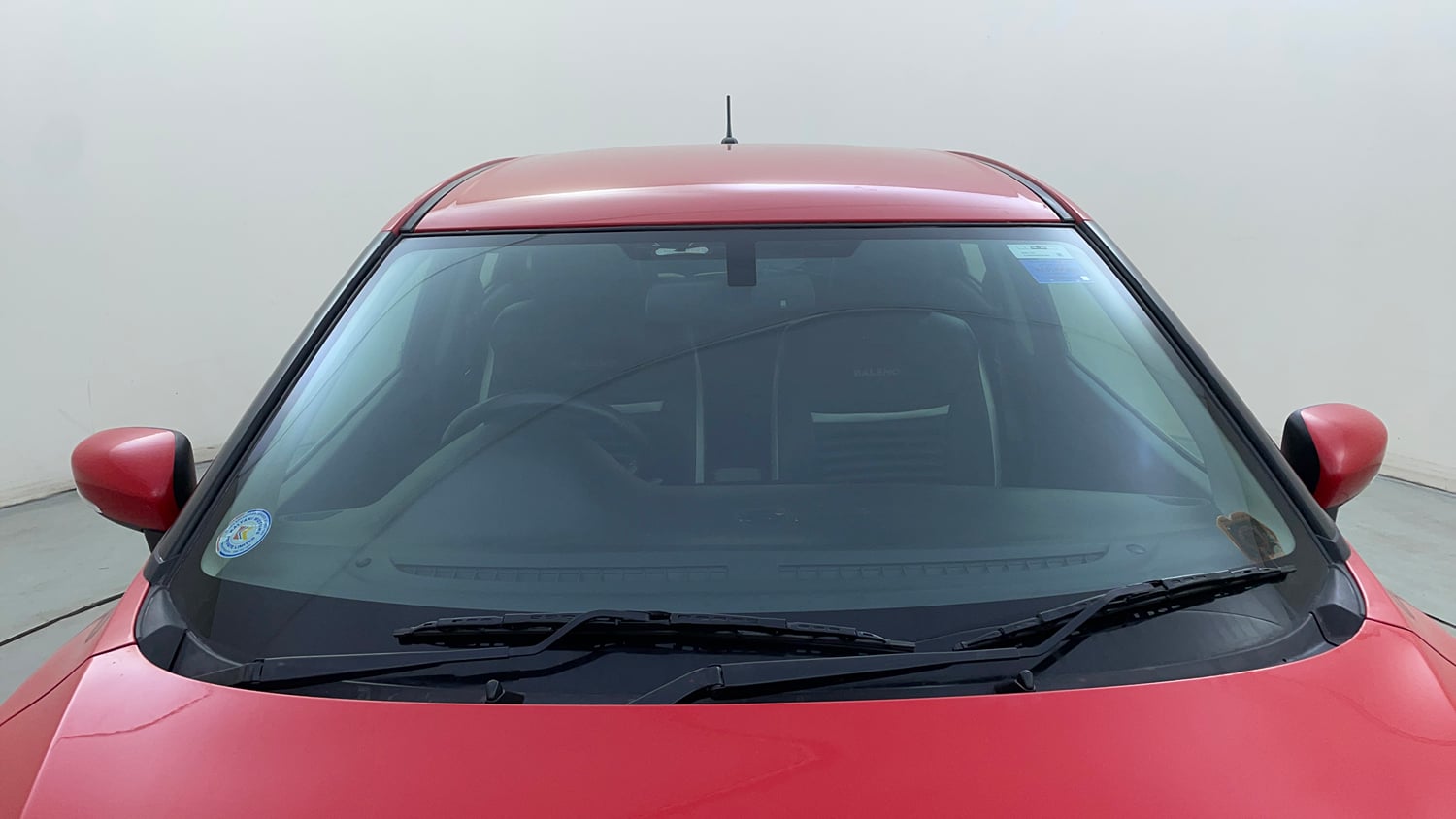 Used 2017 Maruti Suzuki Baleno Zeta 1.2 Petrol Manual exterior FRONT WINDSHIELD VIEW