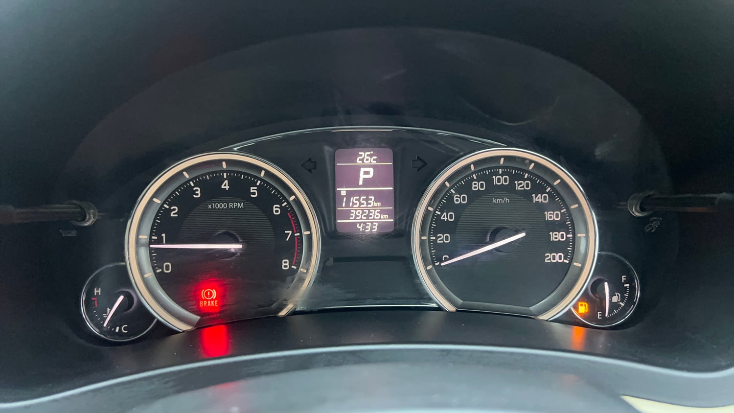 Used 2016 Maruti Suzuki Ciaz ZXI+ AT Petrol Automatic interior CLUSTERMETER VIEW