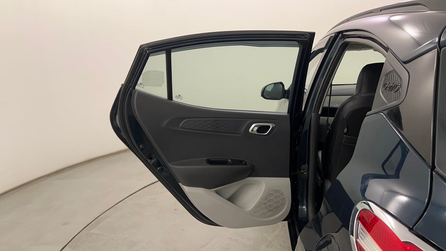 Used 2022 Hyundai Grand i10 Nios Sportz 1.2 Kappa VTVT Petrol Manual interior LEFT REAR DOOR OPEN VIEW