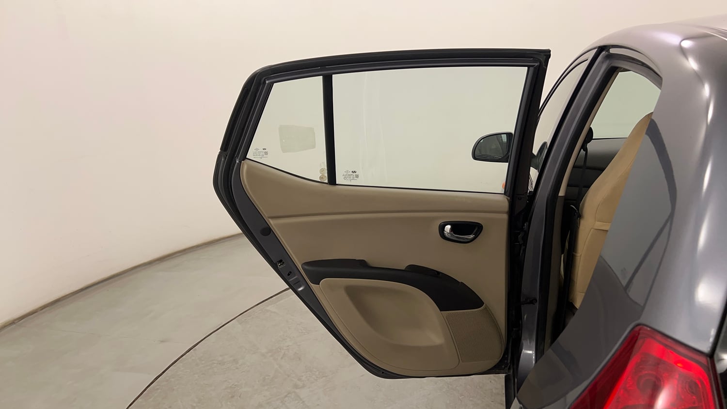 Used 2014 Hyundai i10 Sportz 1.1 iRDE2 Petrol Manual interior LEFT REAR DOOR OPEN VIEW