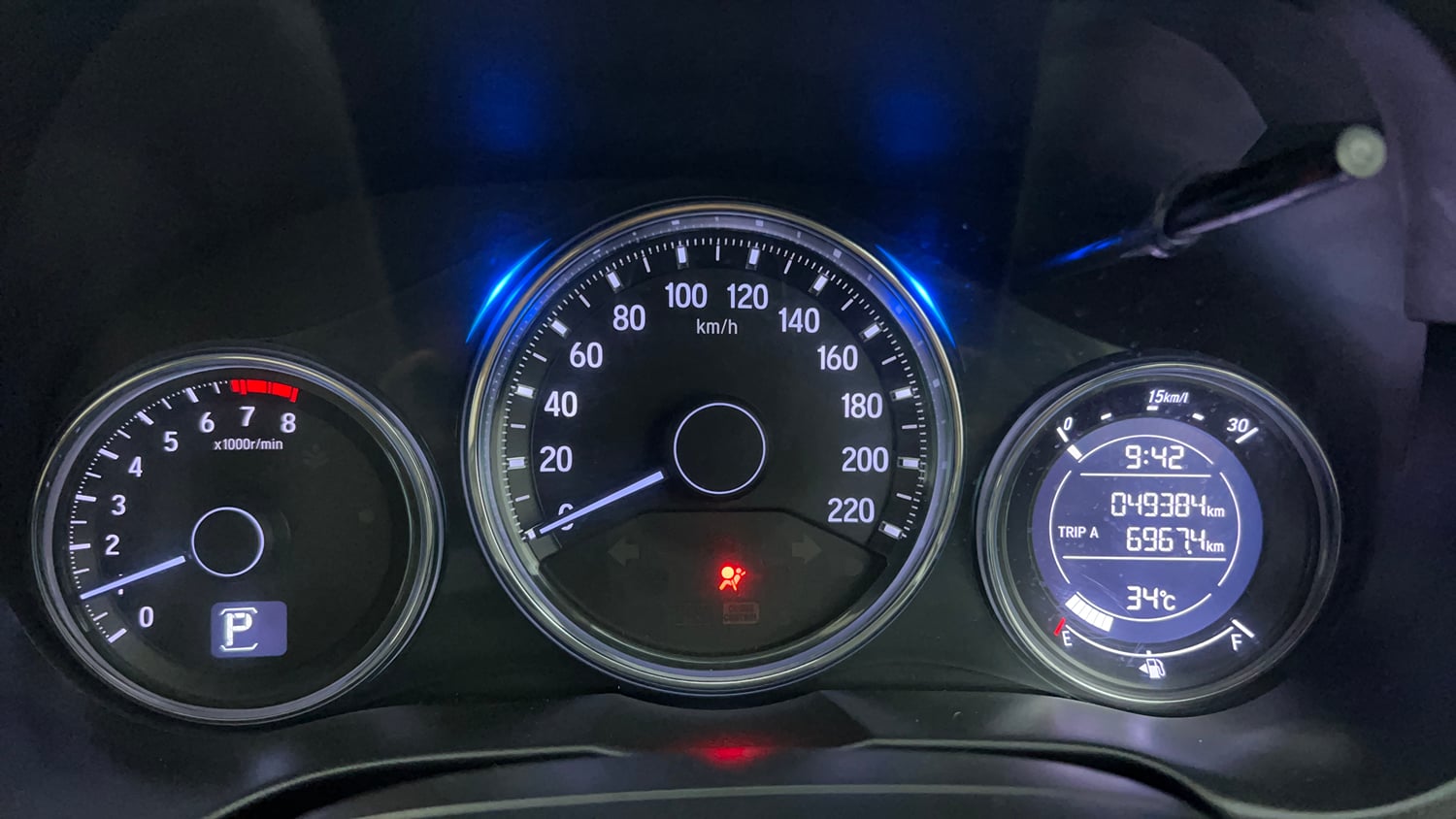 Used 2019 Honda City V CVT Petrol Petrol Automatic interior CLUSTERMETER VIEW