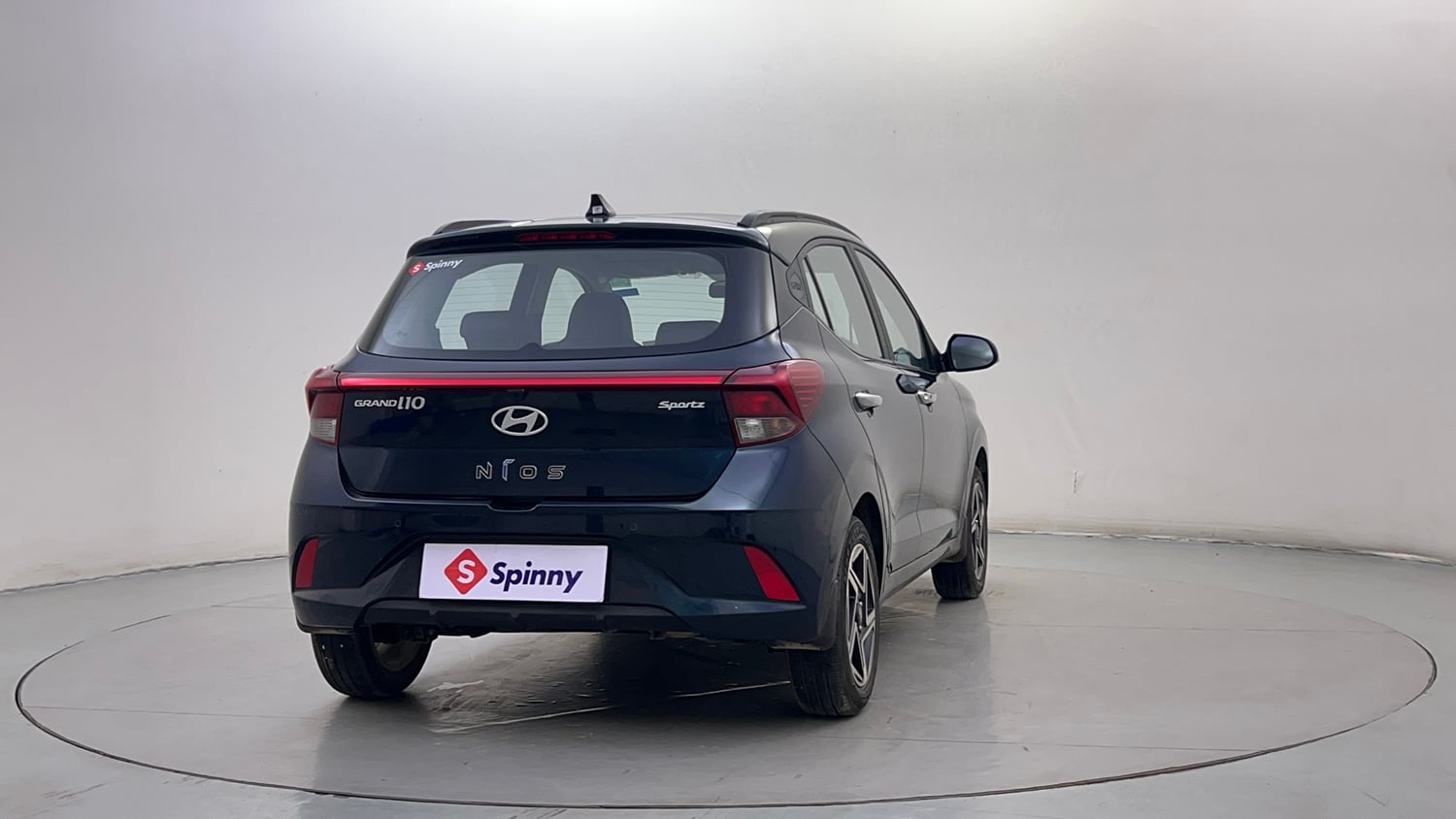 Used 2025 Hyundai Grand i10 Nios Sportz (O) 1.2 Kappa VTVT Petrol Manual exterior RIGHT REAR CORNER VIEW