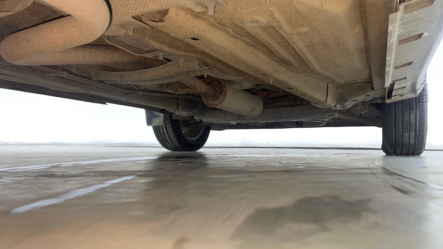 Used 2018 Ford EcoSport Trend + 1.5L Ti-VCT AT Petrol Automatic extra REAR RIGHT UNDERBODY VIEW