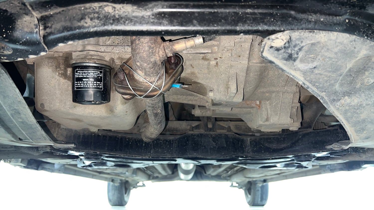 Used 2015 Maruti Suzuki Swift VXi Petrol Manual extra FRONT LEFT UNDERBODY VIEW