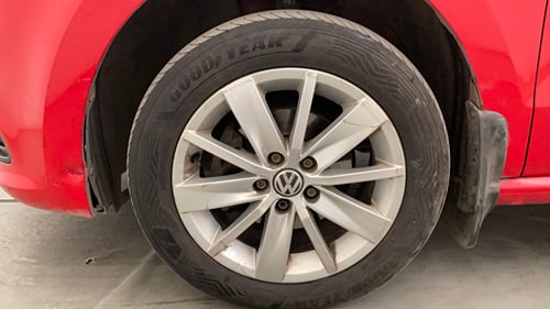 Used 2016 Volkswagen Polo Highline1.2L (P) Petrol Manual tyres LEFT FRONT TYRE RIM VIEW