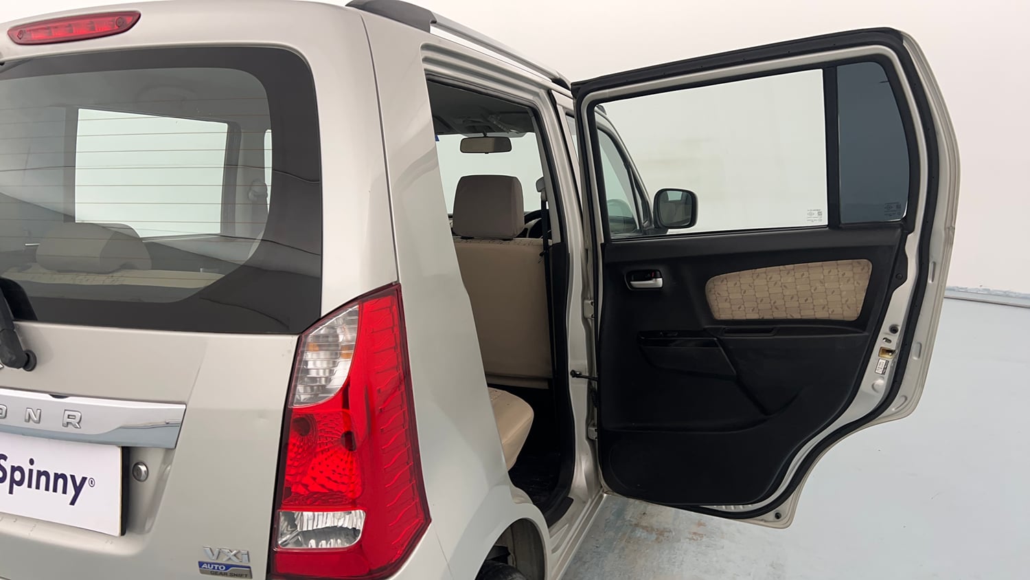 Used 2017 Maruti Suzuki Wagon R 1.0 VXI AMT Petrol Automatic interior RIGHT REAR DOOR OPEN VIEW