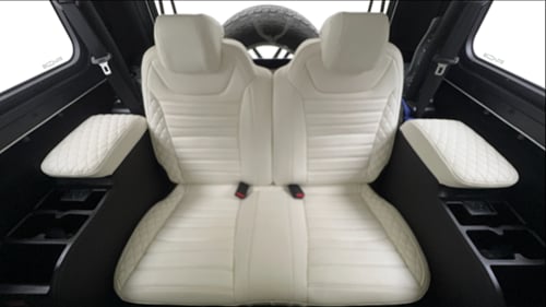 Used 2024 Mahindra Thar LX Hard Top Petrol MT 4WD Petrol Manual interior REAR SEAT CONDITION VIEW
