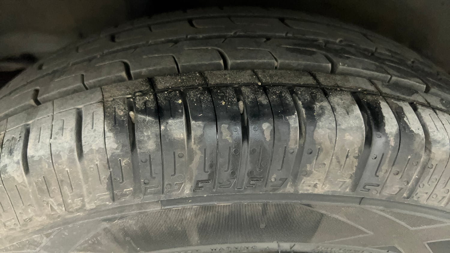 Used 2019 Honda City V CVT Petrol Petrol Automatic tyres RIGHT REAR TYRE TREAD VIEW
