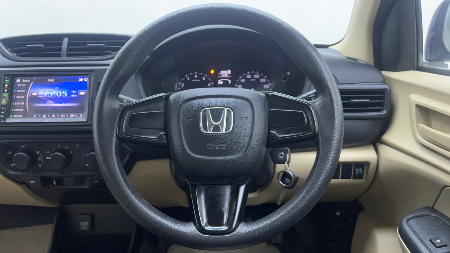 Used 2018 Honda Amaze 1.2 E MT Petrol Petrol Manual interior STEERING VIEW