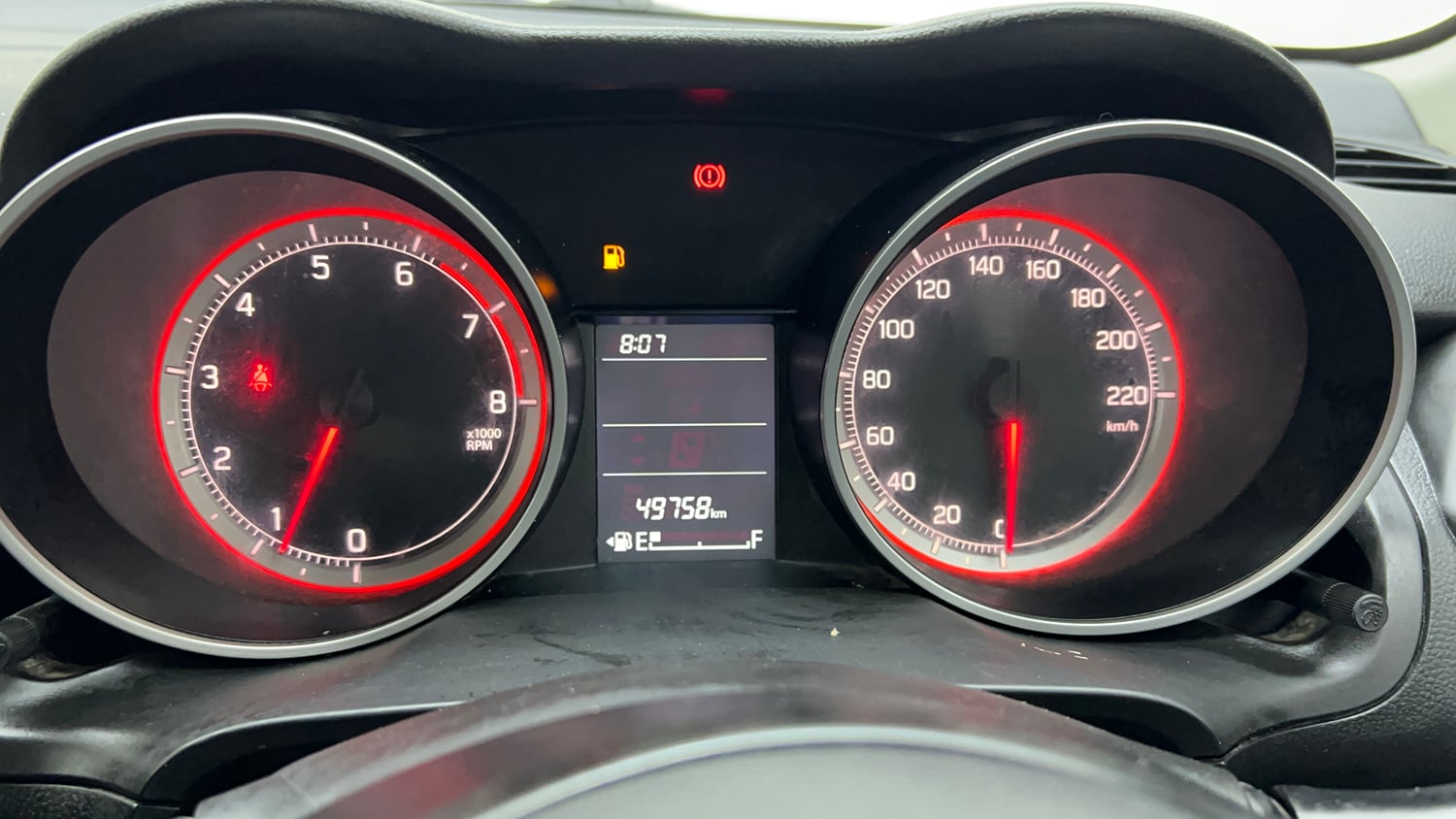 Used 2022 Maruti Suzuki Swift VXi Petrol Manual interior CLUSTERMETER VIEW