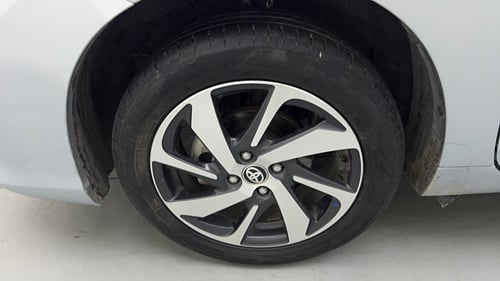Used 2024 Toyota Glanza G Petrol Manual tyres LEFT FRONT TYRE RIM VIEW