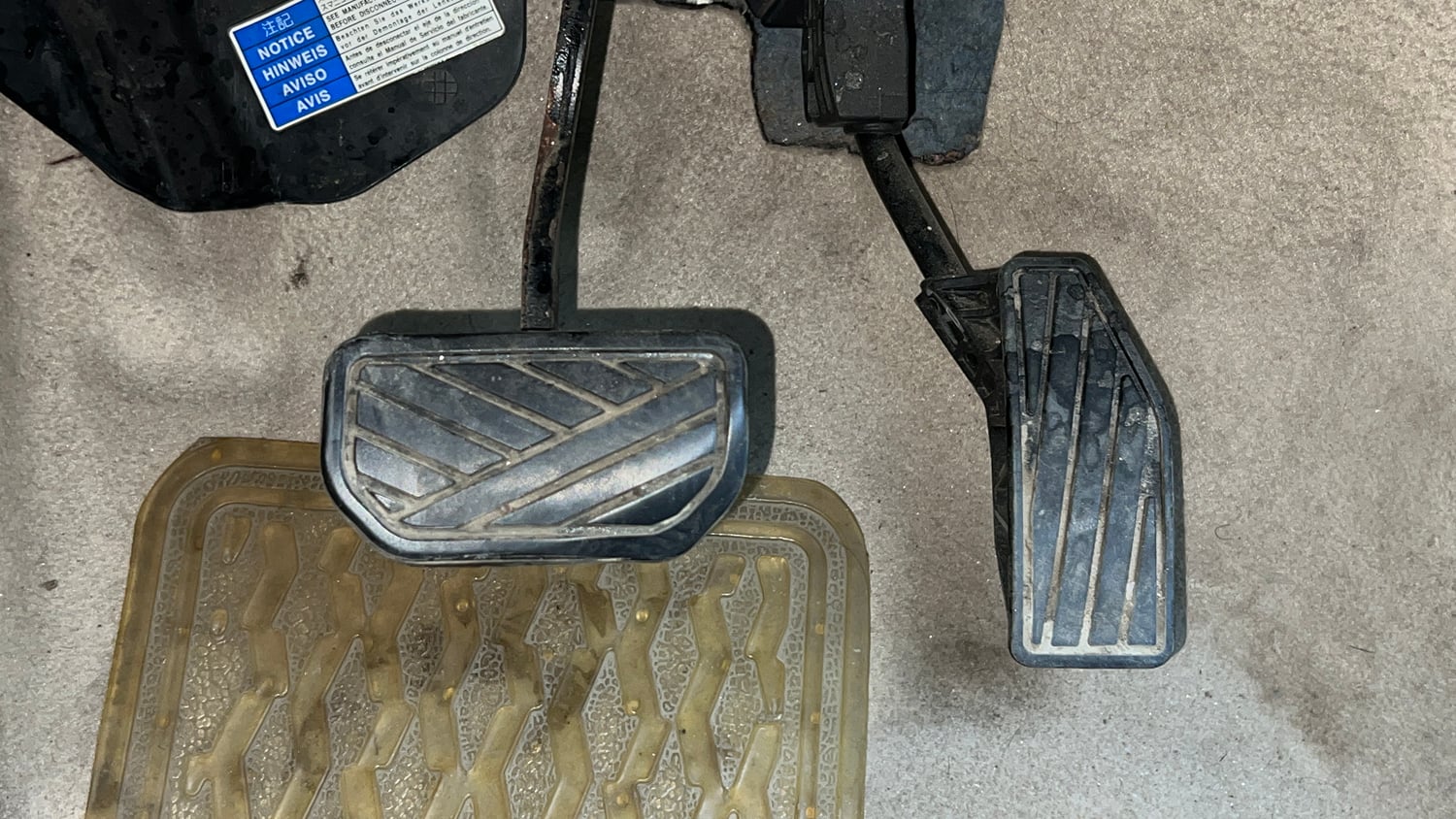 Used 2017 Maruti Suzuki Dzire VXi AMT Petrol Automatic interior PEDALS VIEW