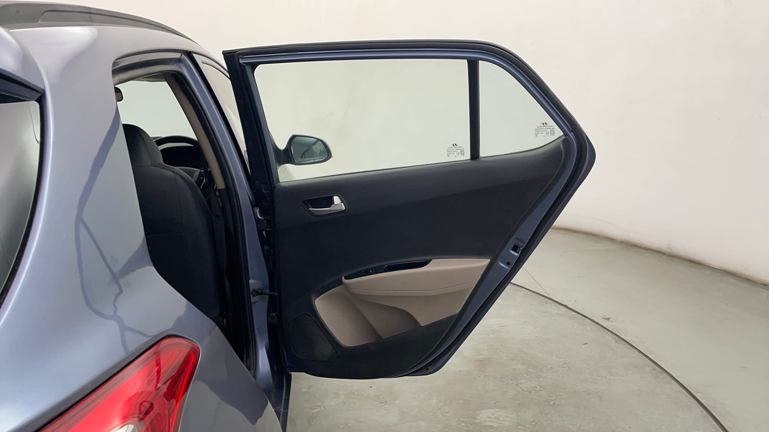 Used 2016 Hyundai Grand i10 Asta 1.2 Kappa VTVT Petrol Manual interior RIGHT REAR DOOR OPEN VIEW