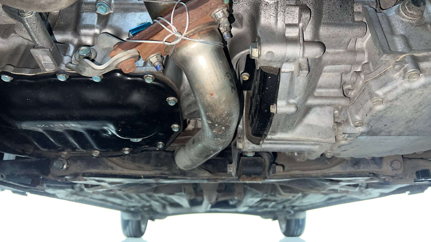 Used 2018 Honda Amaze 1.5 V CVT Diesel Diesel Automatic extra FRONT LEFT UNDERBODY VIEW